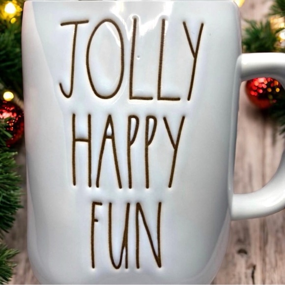 RAE DUNN ‘Jolly Happy Fun’ Frosty the Snowman Light Blue Mug – (16 oz) - Picture 2 of 6